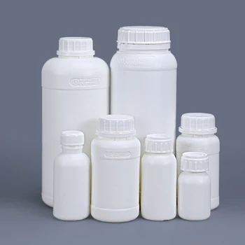 50ML Tuščių plastikinių konteinerių cheminių medžiagų, organinių tirpiklių Tirštėti fluorintų buteliukai su užsukamu 50PCS/daug