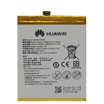 5vnt/daug Originalios baterijos Huawei Mėgautis 5 Garbę 4C Pro Y6 Pro Garbę Šventasis 2 plius ZYLĖ-L01 /TL00 /CL00 /CL10 HB526379EBC 4000mA