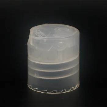 60ml tuščių Plastikinių Butelių, balta PE butelis su juoda/skaidri/balta disko-viršutinio dangtelio X 10