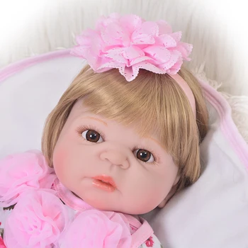 Bebes atgimsta Realista mergina lėlės reborn 23