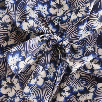 Bella 2018 M. Rudenį Elegantiškas Retro Gėlių Lapų Spausdinimo Kimono Kailio Striukė Nėrinių Varčias Cardigan Viršūnes Ponios Atsitiktinis Palaidų Outwear