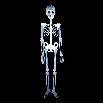Helovinas Skeletas, Šviesos Glow-in-The-Dark Skeletas Halloween Party Bar Siena Lipdukas Dekoracijos, Lauko Kiemas Gard