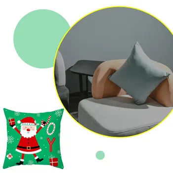 Kalėdų Pagalvės Užvalkalą Su Santa Claus Modelis Kalėdų Pagalvėlė Sofos Pagalvės Užvalkalą Miegamasis Apdailos Pagalvėlė Pagalvės Užvalkalą