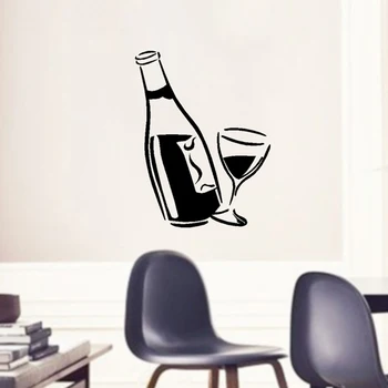 Kichen Vyno Formos, Sienų Lipdukai Bar pub namų vyno sienos meno dekoro, Gerti Namų Dekoro kavinėje, Virtuvėje Sienos Lipdukai