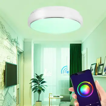 LED Lubų Šviesos Remote App Kontrolės 60W paviršinės Montuotės Miegamasis Buitinės Lempos 85-265V Modernios Lempos vidaus Apšvietimas
