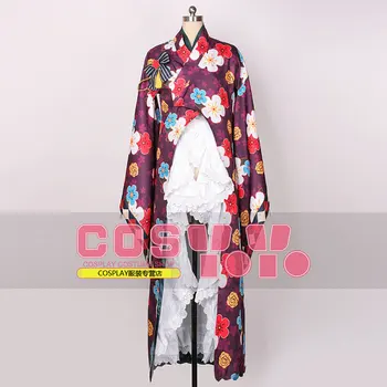LoveLive! Romantiška Kimono Nozomi Tojo Cosplay Kostiumas Helovinas Vienodas Kimono+Diržas+Šukuosena+Kojinės+Lankas, pagamintas pagal Užsakymą