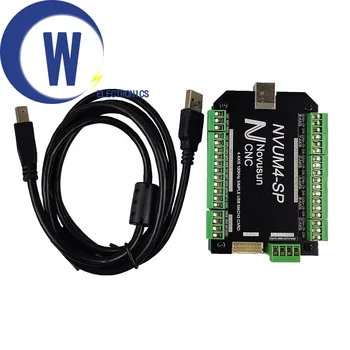 Mach3 USB sąsaja NVUM-SP cnc judesio valdytojas nvcm 3 4 ašis ašis 5 6 kryptis ašis cnc judesio kontrolės kortelės metalo byloje nėra