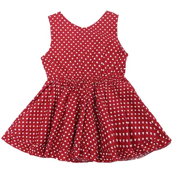 Mihkalev kūdikių dress mergina vasaros polka dot suknelės vaikams drabužių mergaičių v-kaklo princesė suknelės vaikų šalis suknelė kostiumas