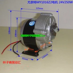 MY1016Z2/250W24V laisvalaikio veidrodėliai elektra varomos transporto priemonės lėtėjimas teptuku variklis (su kojomis)