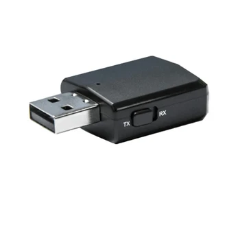 Naujas 3 in 1 USB Bluetooth 5.0 Garso Siųstuvas/Imtuvas, Adapteris Nešiojamas TV/PC/Automobilių DOM668
