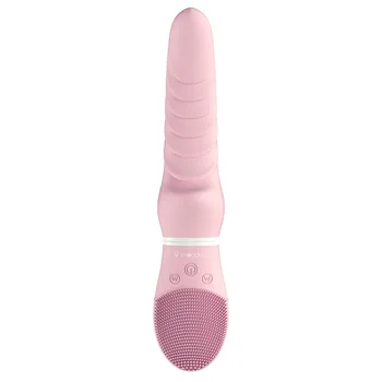 Naujas Dvigubas Vibratorius Klitorio Stimuliatorius Magic Wand G Spot Vibratorius Liežuvio Vibratorius Oralinis Seksas Vagina Pussy Sekso Žaislai Moteris