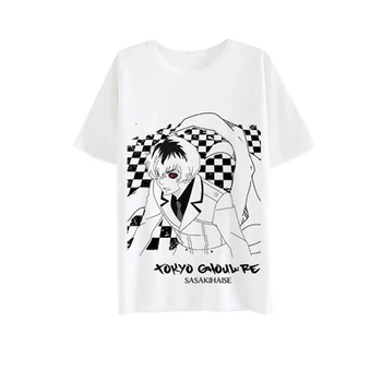 Naujas Tokijo Ghou re t-shirt Anime Sasaki Haise rcss vyrų marškinėliai Poliesteris Vasaros Kaneki Ken Trumpas rankovėmis viršūnes Tees