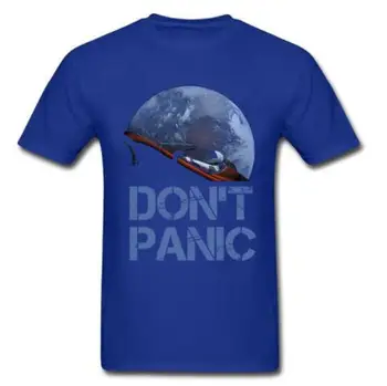 Naujovė Užima Žemės SpaceX Starman Marškinėliai Vyras Medvilnės Elon Musk Kosmoso X T-Shirt Vasaros Camiseta Mens Marškinėlius Nesijaudinkite