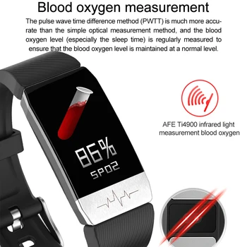 NIYOQUE T1 Smart Watch Band Temperatūra Priemonė, EKG, Širdies ritmą, Kraujo Spaudimą, Stebėti Orų Prognozė Geriamojo Priminti Vyrams, Moterims