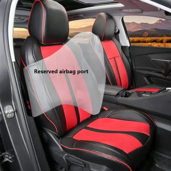 Odinis 5-Sėdynės, Automobilių Sėdynės Apima Vandeniui Pagalvėlių Peugeot 5008 Raštas Automobilių Reikmenys