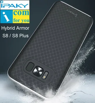 Originalus iPaky Hibridinių Padengti Case For Samsung Galaxy S8 Plus Slim Šarvai Raštas Korpuso Rėmelis + Silikono