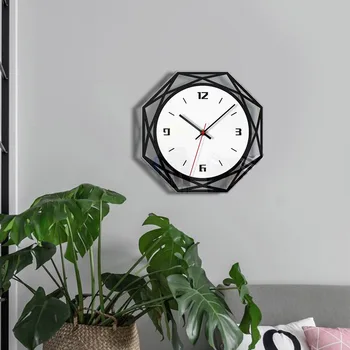 Paprasta Juoda Modernus Sieninis Laikrodis Kambarį Namų Dekoro Priedai Tylus, Skaidrus Akrilo Laikrodis Sieninis Laikrodis Modernus Dizainas