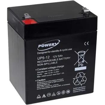 Powery GELIO baterijos APC Back-UPS BF500-RS 12V 5Ah