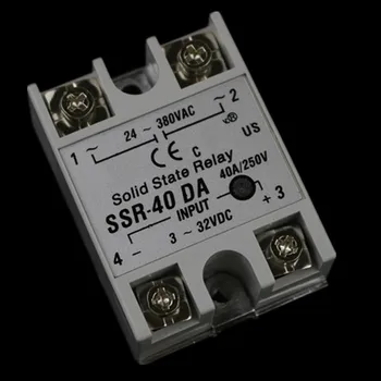 Pramonės Solid State Relay SSR 40A Apsaugine SSR Vėliavos-40DA 40A DC kontrolės AC