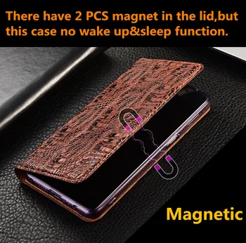 Rankų darbo Prabangūs Funda natūralios Odos Magnetinio Flip Case For Xiaomi CC9 Pro Telefoną Atveju Xiaomi CC9E/Xiaomi CC9 Slim Atveju Atgal