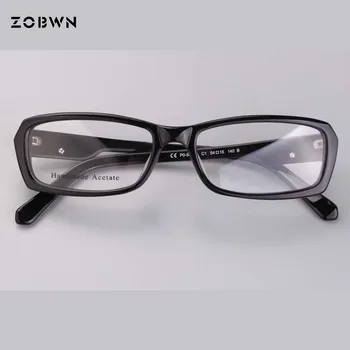 Stačiakampis akinius žmogus, metalo apdaila juoda balta tvarkingas akiniai galite įdėti anti mėlyna šviesa iš kompiuterio trumparegystė studentų Turtinga