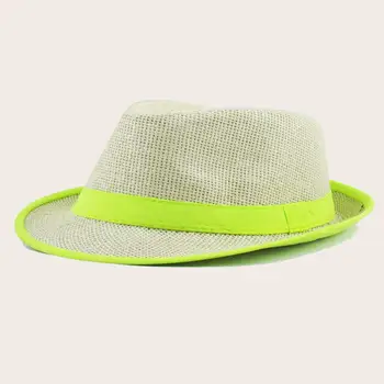 Unisex kaubojaus skrybėlę sunhat vasarą su skydeliai šiaudų, pynimo skėtį nuo saulės vėdinti lauko mados atostogų aukštos kokybės
