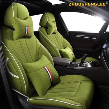 ZHOUSHENGLEE Užsakymą LINŲ automobilių sėdynių užvalkalai rinkinys, Skirtas 