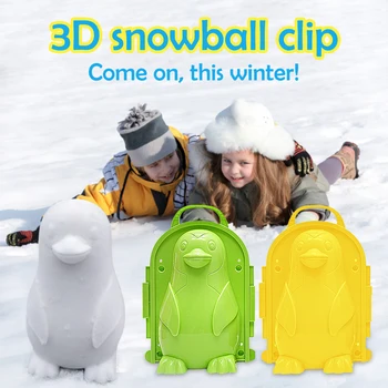 Žaislai Vaikams Sniego Gniūžtės Maker Įrašą Maker Gyvūnų Formos Sniego, Smėlio Pelėsių Įrankis Žiemos Lauko Vaikams Dovanos
