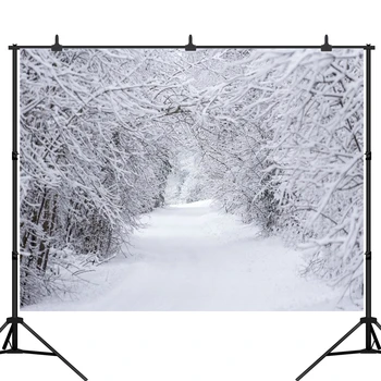 Žiemos Fone Miško Pušies Sniego Fotografijos Backdrops Kalėdų Dekoracijas Naujas Backdrops Foto Studija