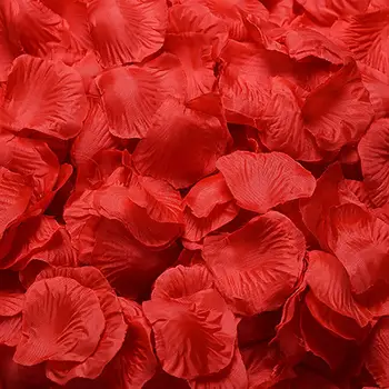 1000PCS Tikroviška neaustinių Gėlės Rožės Žiedlapis Dekoratyvinis Dirbtinis Žiedlapis Gėlės Žiedlapis, Vestuvių Dekoras Šalis 