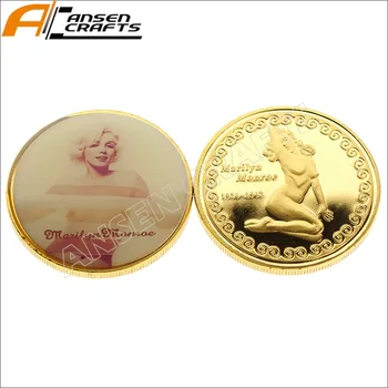 1926-1963 Marilyn Monroe su aplinkosaugos ¾enklelis Aukso Monetos Fr. JAV