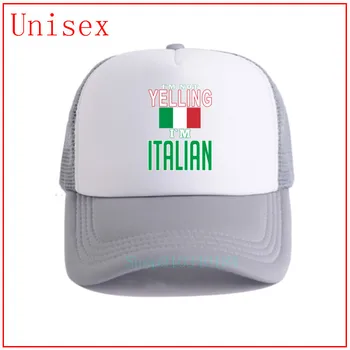 2020 naujas Siuvinėjimo aš esu italijos Tėtis Skrybėlę Beisbolo kepuraitę Hip-Hop Dangtelis su plastiko shield beisbolo kepurę gorras mujer Skrybėlę koziris Kepuraitės