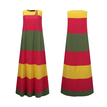2021 ZANZEA Bohemijos Kratinys Maxi Suknelė Moterų Vasaros Sundress Mados Rankovių Vestidos Moterų Atsitiktinis Tuščiaviduriai Skraiste, Negabaritinių