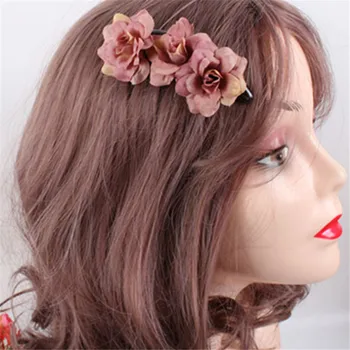 5 Spalvų Populiarus Modeliavimas Gėlių Nuotaka Plaukų Šukos Šukuosena Beach Nuotraukų Kietas Šukos