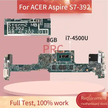 ACER Aspire S7-392 i7-4500U Sąsiuvinis Mainboard 12302-1 SR16Z 8GB atminties Nešiojamas Plokštė