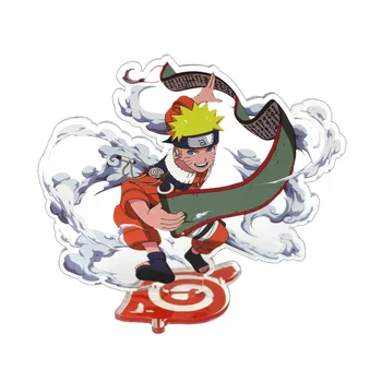 Anime Naruto Akrilo Stendas Kortelės Keychain Karšto Pardavimo Naruto Sasuke Kakashi Paketų Prižiūrėtojų Raktinę Darbastalio Apdaila Niekučių Reikmenys, Papuošalai
