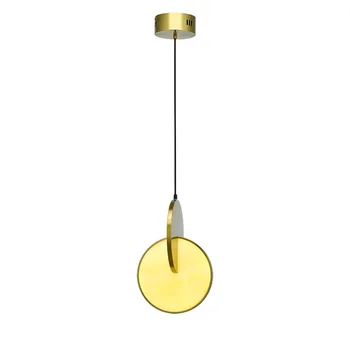 Art deco dizainas, modernios LED šviestuvo stainess plieno lempos aukso 