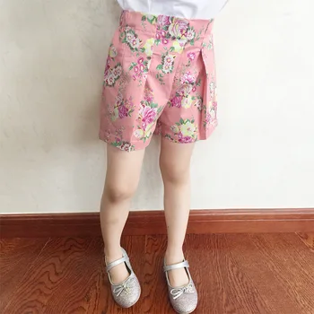 Baby girl šortai Vaikų Mergaičių trumpos kelnės Vasarą Vaikams drabužių 2019 gėlių spodenki merginos Trumpas Kelnes princesė mergaičių šortai
