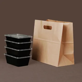 Didmeninė 29X28X15CM imti maisto, pakavimo krepšys Kraft paper bag,Festivalis pirkinių dovanų maišelis ,dydis 100piece\daug