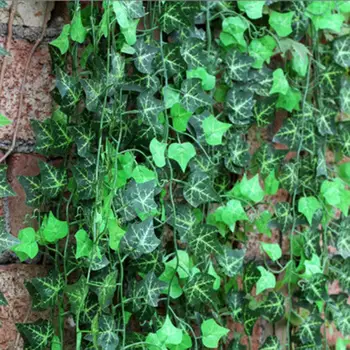 Dirbtinės Žaliosios Gebenės Lapų Girlianda Augalai Vynuogių Netikrą Lapai Balkonas Sodo Namo Kambaryje 