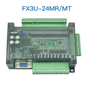 FX3U-24MR/MT PLC Programuojamas Loginis Valdiklis 14DI/10DO su Analoginis RS232 RS485 Komunikacijos Uosto 6AI/2AO Didelio greičio Matuoklis