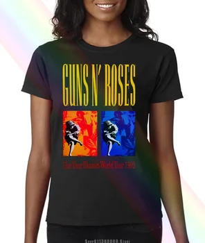 Guns N Roses, Naudoti Savo Iliuzijų Pasaulyje Kelionių T shirt marškinėliai Medvilnės Atspausdinti S 4Xl Tn789