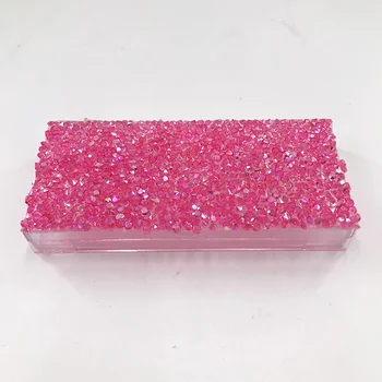 Individualių Visą Juostelės Blakstienas Atveju Holografinis Pink Diamond Tuščias Blakstienų Pakuotės 10mm 15mm 18mm 20mm Blakstienų