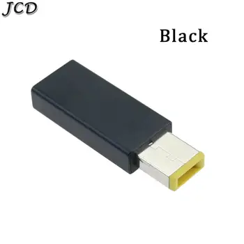 JCD USB-C C Tipo Moteris Stačiakampio Vyrų PD DC Maitinimo Adapteris Aikštėje Įkroviklis Konverteris, 45W/65W 3.25 A Lenovo Thinkpad Nešiojamas kompiuteris