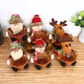 Kalėdų Puošybos Ornamentais Saldainiai Saugojimo Krepšys Santa Claus Sniego Briedžių Vaikams Saldainių Krepšelį Švenčių Šalies Prekių
