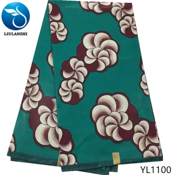 LIULANZHI afrikos vaškas audiniai: Medvilnės vaškas spausdinama medžiaga 2018 Specialus pasiūlymas ankara nekilnojamojo vaškas moterų suknelė YL1084-YL1108