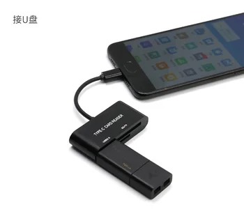 Micro usb Kortelių Skaitytuvas SD Adapteris, Laidas SD& Micro SD TF Ryšio Smart Atminties Kortelės skaitytuvą Mikro usb Prievadą