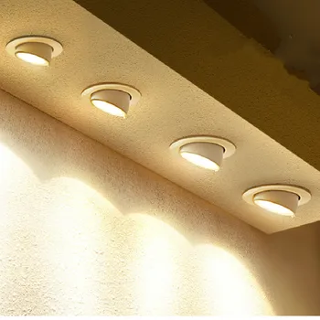 Morden Minimalistinio Aukščio Apskritas Žemyn Šviesos Lubų Lempa Kambarį Šviesos Koridorių Apšvietimas, Lubų Pritemdomi LED Prožektoriai