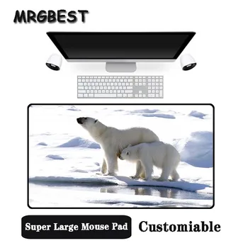 MRG Didelis Skatinimo Didelio Dydžio Multi-dydis Užrakinta Pelės Mygtukai Arkties dekoracijos gyvūnų Modelio PC Kompiuterio, Nešiojamojo kompiuterio Stalas Kilimėlis