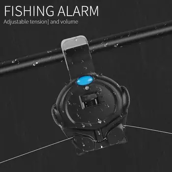 Naktį Žvejybos Signalo Indikatorius Žvejybos Bitė Rodikliai Jautriai Veikia Žuvų LED ABS Žvejybos Bell Žvejybos Bite Signalizacijos Garso Kilimėlis